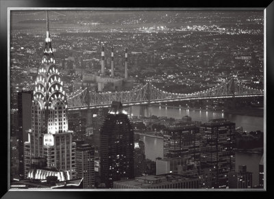 Chrysler Building And Queensboro Bridge by Murat Taner Pricing Limited Edition Print image
