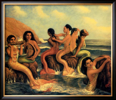 Mermaids Of The Canary Islands by Tim Ashkar Pricing Limited Edition Print image