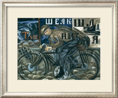 The Cyclist by Natalie Gontcharova Pricing Limited Edition Print image