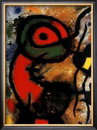 Personnage Et Oiseau, C.1948 by Joan Miró Pricing Limited Edition Print image