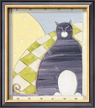 One Fat Black Cat by Heather Ramsey Pricing Limited Edition Print image