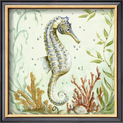 Pacific Seahorse by Kate Mcrostie Pricing Limited Edition Print image
