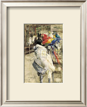 The Aviary, Clinton by J. Crawhall Pricing Limited Edition Print image