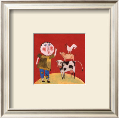 She Brought The Cow by Barbara Olsen Pricing Limited Edition Print image
