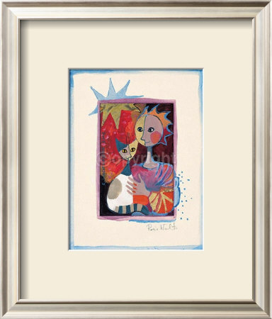 Me And My Cat by Rosina Wachtmeister Pricing Limited Edition Print image