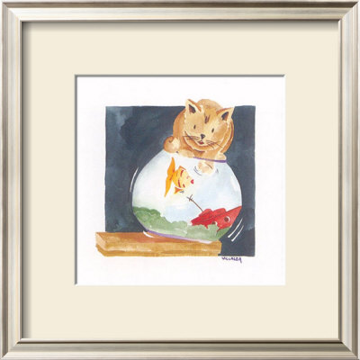 Naughty Cat Iv by Villalba Pricing Limited Edition Print image