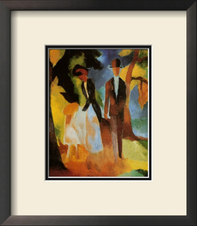 Leute Am Blauen See by Auguste Macke Pricing Limited Edition Print image