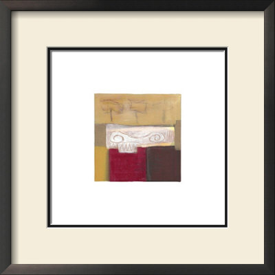 Diptychon Ii, Yellow And Red by Gudrun Bramsiepe Pricing Limited Edition Print image