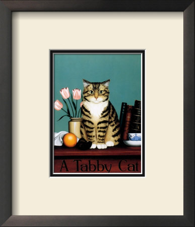A Tabby Cat by Susan Powers Pricing Limited Edition Print image