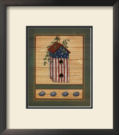 Yankee Doodle Birdhouse by Susan Clickner Pricing Limited Edition Print image
