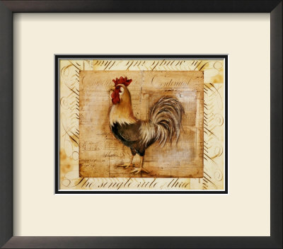 Rustic Farmhouse Rooster Ii by Kimberly Poloson Pricing Limited Edition Print image