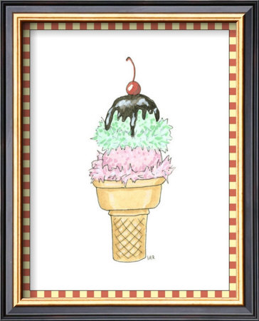 Ice Cream Parlor I by Virginia A. Roper Pricing Limited Edition Print image