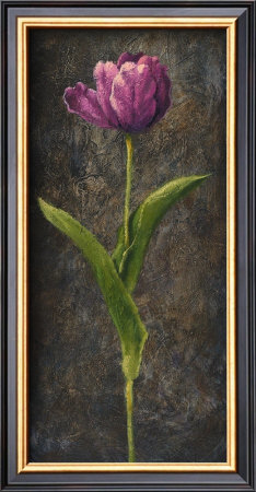 Violet Tulip (Detail) by Michael Marcon Pricing Limited Edition Print image