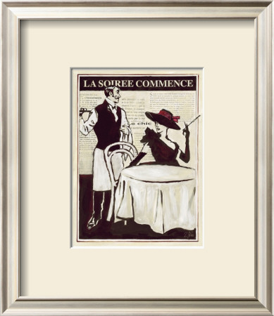 La Soiree Commence by Rene Stein Pricing Limited Edition Print image
