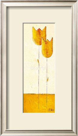 Straight Yellow Tulips by Ines Kollar Pricing Limited Edition Print image