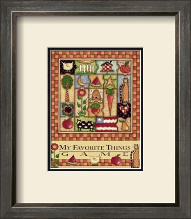 My Favorite Things Game by Robin Betterley Pricing Limited Edition Print image