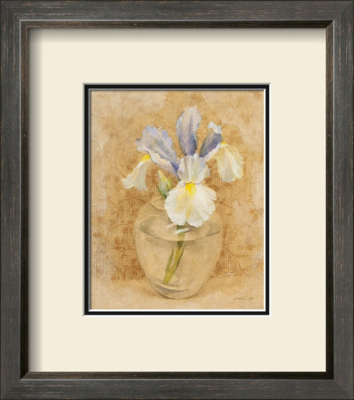 Iris Blossom In Glass by Danhui Nai Pricing Limited Edition Print image