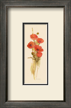Crimson Poppy by Susan Zulauf Pricing Limited Edition Print image