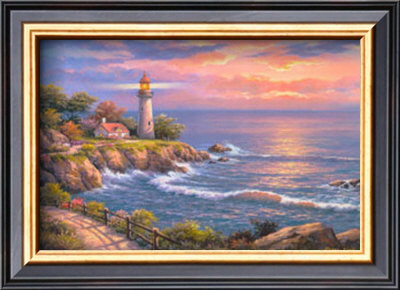 Sunset At Lighthouse Point by Sung Kim Pricing Limited Edition Print image