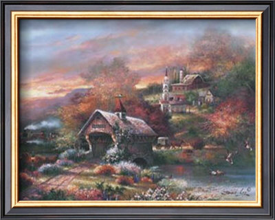 Old Mill Creek by James Lee Pricing Limited Edition Print image