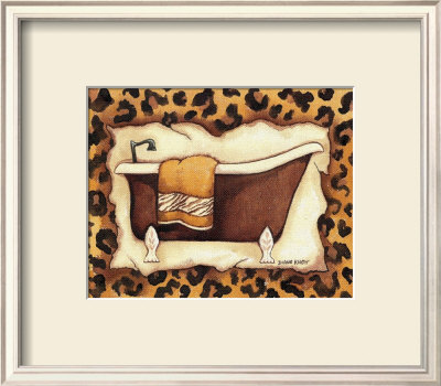 Leopard Bath by Diane Knott Pricing Limited Edition Print image