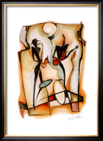 Jazz Duo by Alfred Gockel Pricing Limited Edition Print image
