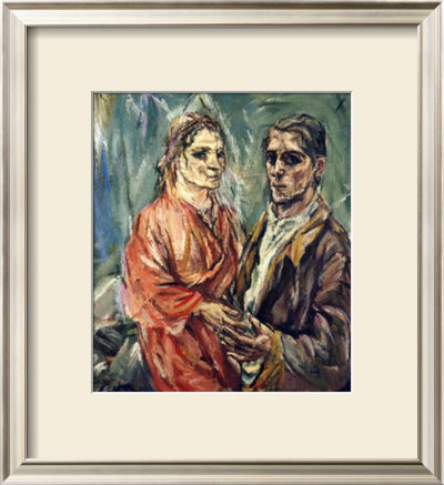 Double Portrait, C.1912-1913 by Oskar Kokoschka Pricing Limited Edition Print image