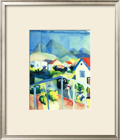 St. Germain Near Tunis by Auguste Macke Pricing Limited Edition Print image