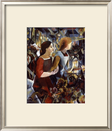 Two Girls by Auguste Macke Pricing Limited Edition Print image