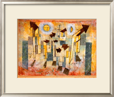 Wandbild Aus Dem Tempel Der Sehnsucht Dorthin by Paul Klee Pricing Limited Edition Print image