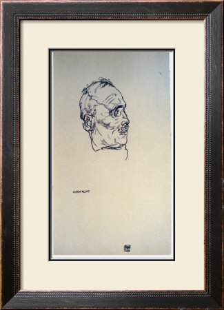 Portrait Of Gustav Klimt by Egon Schiele Pricing Limited Edition Print image