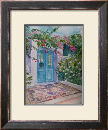 Greek Doorway by Mary Stubberfield Pricing Limited Edition Print image