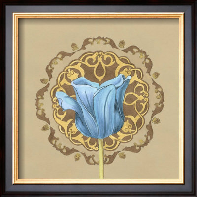 Gilded Tulip Medallion Ii by Erica J. Vess Pricing Limited Edition Print image