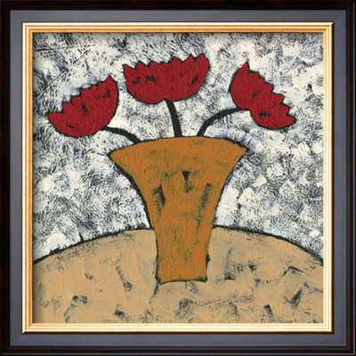 Red Flowers Iii by Barbara Jarman Pricing Limited Edition Print image