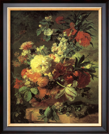 Flowers In A Vase by Jan Van Huysum Pricing Limited Edition Print image