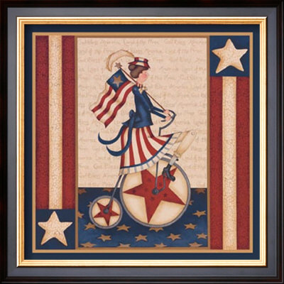 Star Spangled Girl by Leslie J. Beck Pricing Limited Edition Print image