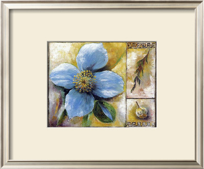 Blue Poppy Composition by Rian Withaar Pricing Limited Edition Print image