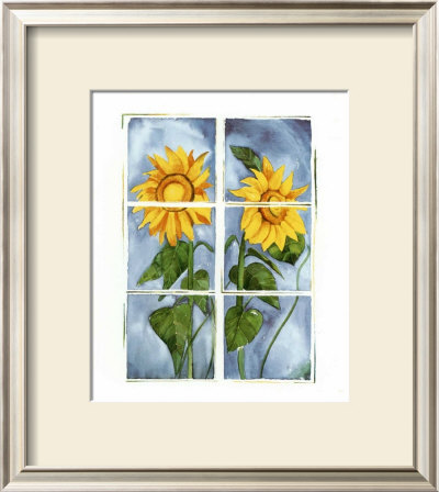 Sunflowers At The Window by Sonia P. Pricing Limited Edition Print image