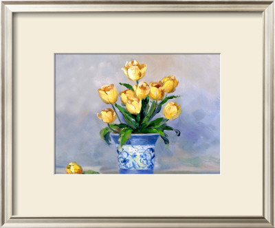 Yellow Tulips by Tomiko Tan Pricing Limited Edition Print image