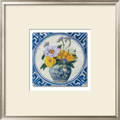 Flowers And Blue China Ii by Walter Perugini Pricing Limited Edition Print image