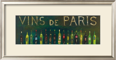 Vins De Paris by Taddio Pricing Limited Edition Print image