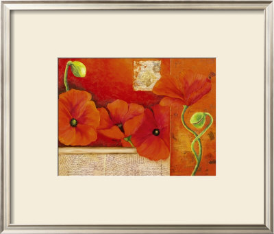 Vermillon De Coquelicots by Sylvi Pasquier Pricing Limited Edition Print image