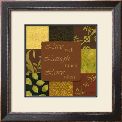 Spiced Nine Patch: Live Laugh Love by Grace Pullen Pricing Limited Edition Print image