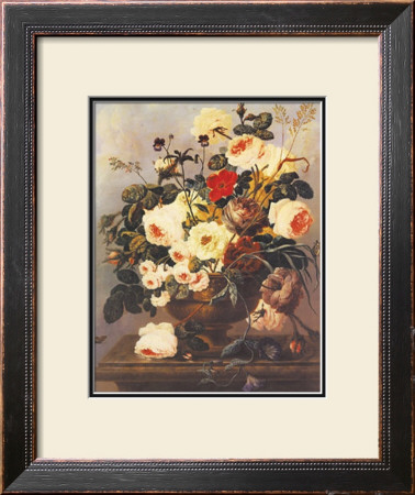 Roses, Carnations, Convolvuli by Johann Dreschler Pricing Limited Edition Print image