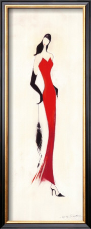 Lady In Red I by Marilyn Robertson Pricing Limited Edition Print image