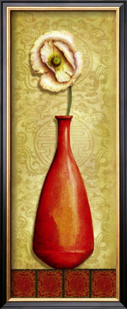 Asian Red Iii by Delphine Corbin Pricing Limited Edition Print image