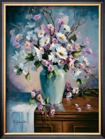 Apple And Cherry Blossoms by Maxine Johnston Pricing Limited Edition Print image