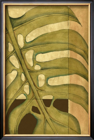 Tropical Leaves I by Jennifer Goldberger Pricing Limited Edition Print image
