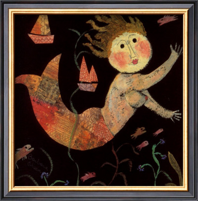 The Mermaid Slips Through Your Fingers by Barbara Olsen Pricing Limited Edition Print image