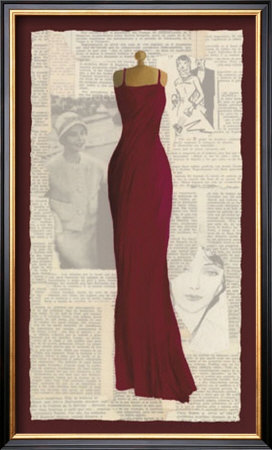 Long Red Dress by Cuca Garcia Pricing Limited Edition Print image